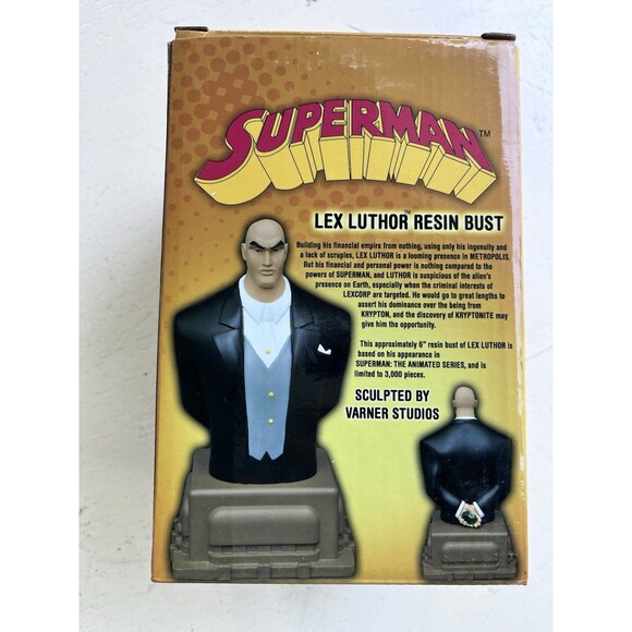 Dc Superman Animated Series Bust Lex Luthor Diamond Select Limited Edition - Picture 3 of 7
